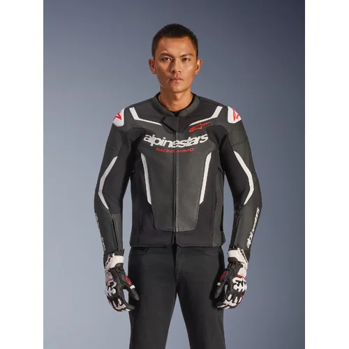 Bunda GP FORCE V2 (čierna/biela/červená, veľkosť 56) /ALPINESTARS/ - obr. 6