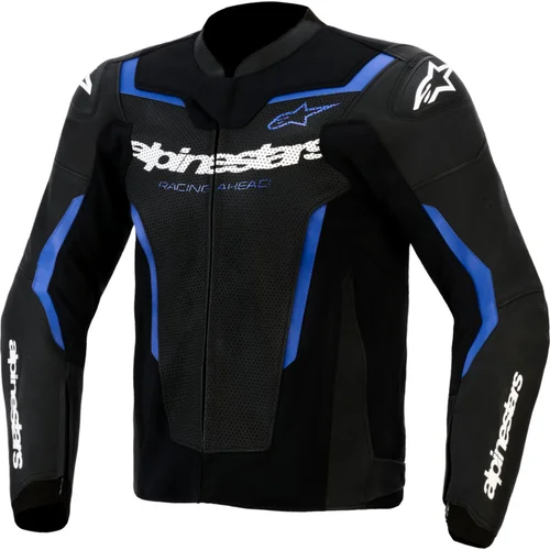 Bunda GP force V2 airflow ALPINESTARS 3100326-1591-56 (čierna/metalická modrá, veľkosť 56)
