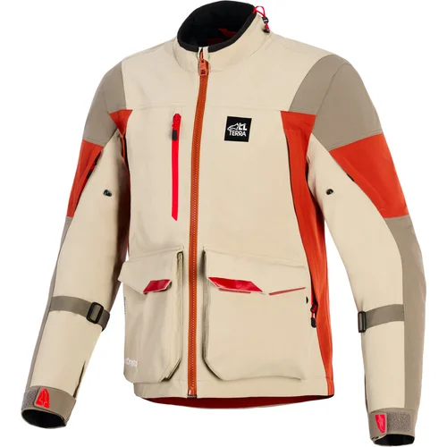 Bunda maxdura drystar XF ALPINESTARS 3201226-9321-M (hnedá/oranžová, veľkosť M)