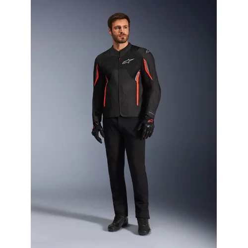 Bunda AST V3 AIR (čierna/červená/sivá, veľkosť M) /ALPINESTARS/ - obr. 2
