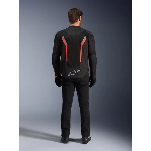 Bunda AST V3 AIR (čierna/červená/sivá, veľkosť M) /ALPINESTARS/ - obr. 4