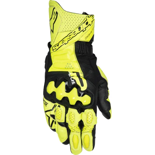 Rukavice GP PLUS R V3 ALPINESTARS 3550825-551-S (žltá fluo/čierna, veľkosť S)