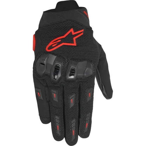 Rukavice SP X 5 AIR ALPINESTARS 3560725-1030-L (čierna/červená fluo, veľkosť L)