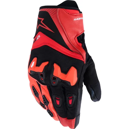 Rukavice SP-R PRO ALPINESTARS 3500226-3097-XL (červená/červená fluo/čierna, veľkosť XL)