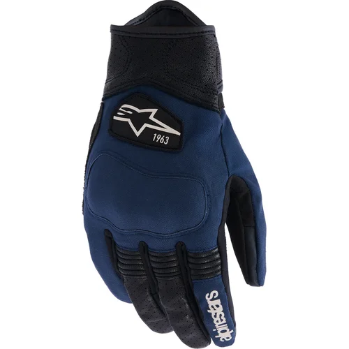 Rukavice TRACKER ALPINESTARS 3561226-7109-S (tmavomodrá/čierna, veľkosť S)
