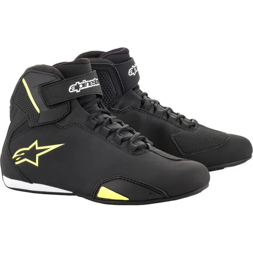 Topánky SEKTOR ALPINESTARS 2515518-155-6 (čierna/žltá fluo, veľkosť 38)