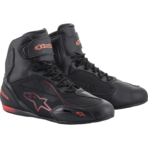 Topánky FASTER-3 DRYSTAR ALPINESTARS 2540719-1030-8,5 (čierna/červená fluo, veľkosť 41)