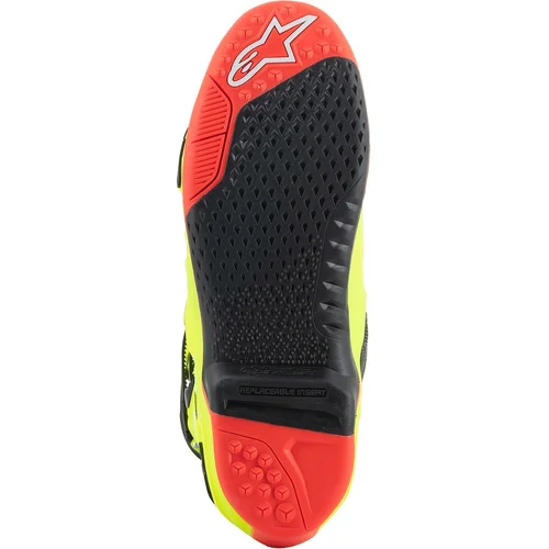 Topánky TECH 10 (žltá fluo/čierna/červená fluo, veľkosť 47) /ALPINESTARS/ - obr. 4
