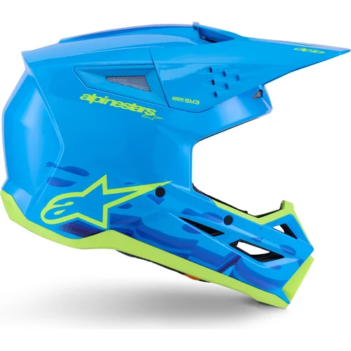 Prilba S-M3 FORCE 8301126-7232-M (modrá/žltá fluo, veľkosť M) /ALPINESTARS/ - obr. 4
