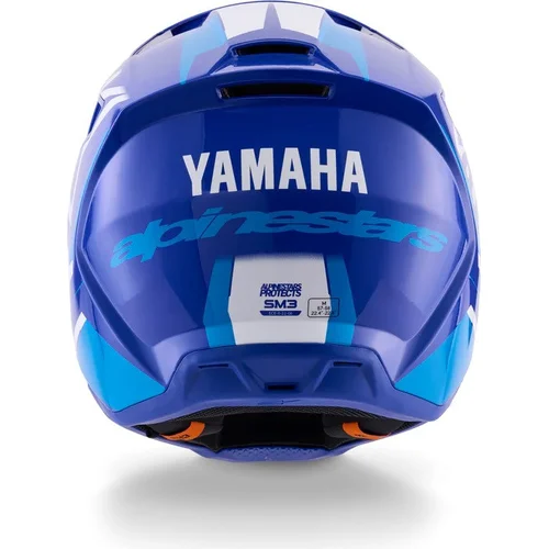 Prilba S-M3 YAMAHA kolekcia (modrá/biela, veľkosť S) /ALPINESTARS/ - obr. 2