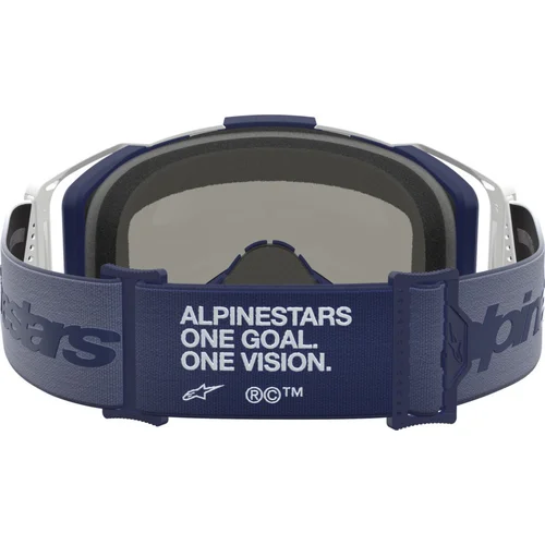 Okuliare VISION 8 AMBER (modrá/biela, číre plexisklo) 2027 /ALPINESTARS/ - obr. 1