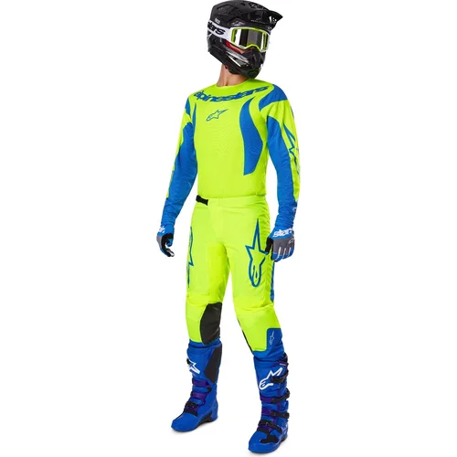 Dres FLUID HAUL, (žltá fluo/modrá, veľkosť XL) /ALPINESTARS/ - obr. 3