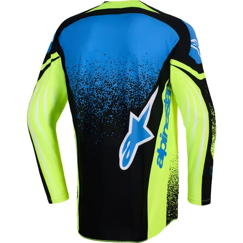 Dres TECHSTAR NOMUR, (tmavomodrá/žltá fluo/modrá, veľkosť L) /ALPINESTARS/ - obr. 1
