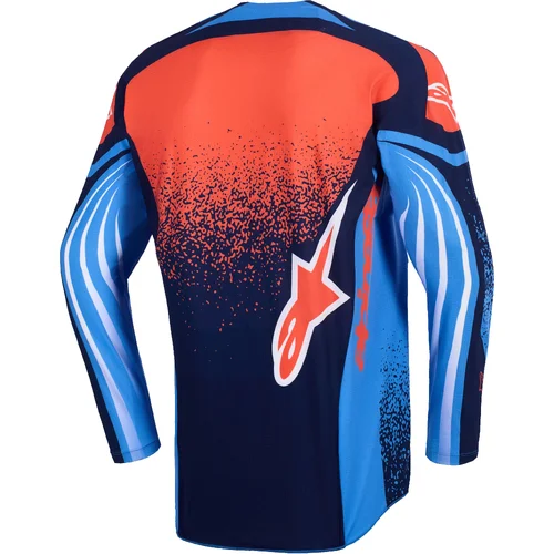 Dres TECHSTAR NOMUR, (tmavomodrá/oranžová/modrá, veľkosť M) /ALPINESTARS/ - obr. 1
