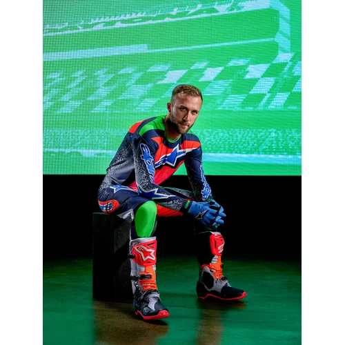 Dres SUPERTECH limitovaná edícia RECORDS, (sivá/multicolor, veľkosť M) /ALPINESTARS/ - obr. 19