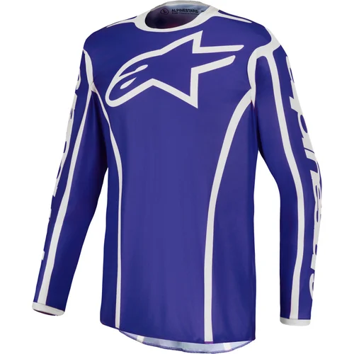 Dres FLUID APEX V2, ALPINESTARS (tmavomodrá/biela, veľkosť M)