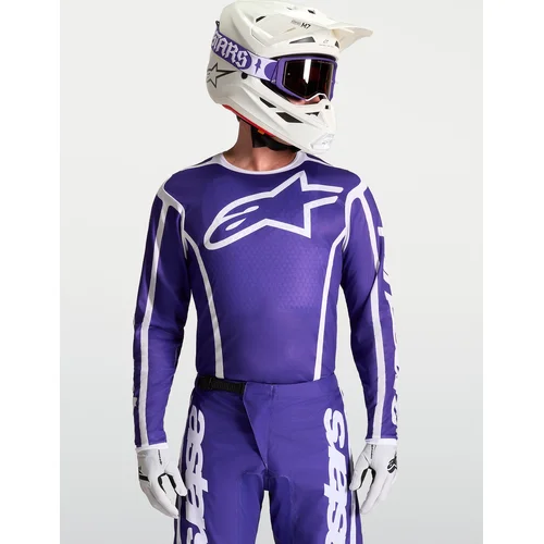 Dres FLUID APEX V2, (tmavomodrá/biela, veľkosť XL) /ALPINESTARS/ - obr. 10