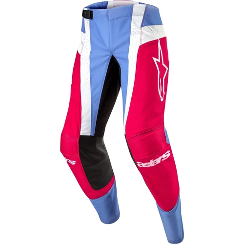 Nohavice TECHSTAR OCURI ALPINESTARS 3727024-7068-38 (svetlomodrá/biela/červená, veľkosť 38)