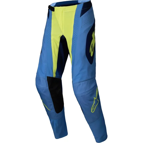 Nohavice TECHSTAR MELT ALPINESTARS 3720325-557-32 (žltá fluo/modrá, veľkosť 32)