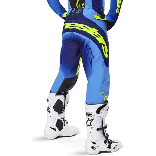 Nohavice TECHSTAR MELT (žltá fluo/modrá, veľkosť 32) /ALPINESTARS/ - obr. 7
