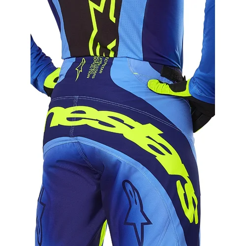 Nohavice TECHSTAR MELT (žltá fluo/modrá, veľkosť 32) /ALPINESTARS/ - obr. 8