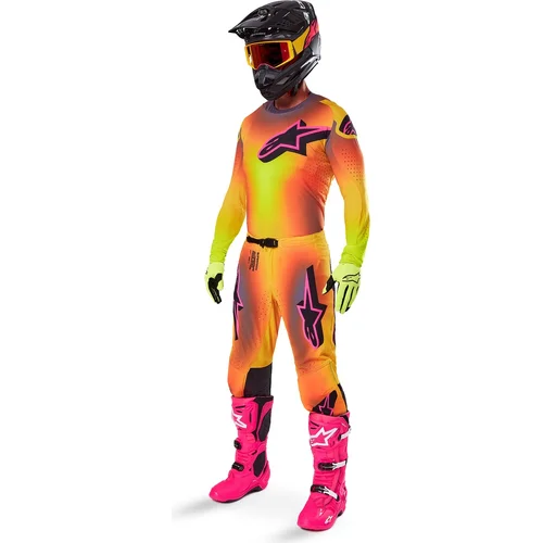 Nohavice SUPERTECH LIPAN (žltá/ružová, veľkosť 38) /ALPINESTARS/ - obr. 3