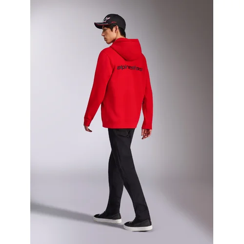 Mikina transverse hoodie (červená, veľkosť S) /ALPINESTARS/ - obr. 7