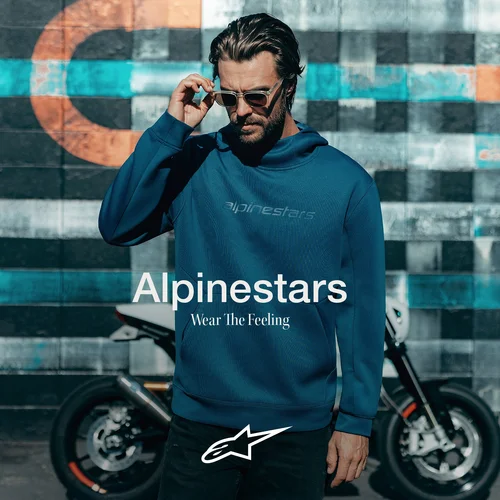 Mikina DATRIX HOODIE 1236-52800-749-S (modrá, veľkosť S) /ALPINESTARS/ - obr. 4