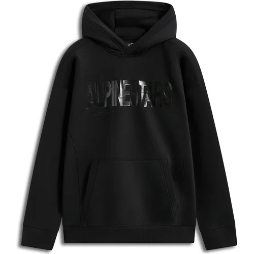 Mikina shaw oversized hoodie ALPINESTARS 1236-52806-10-XL (čierna/čierna, veľkosť XL)