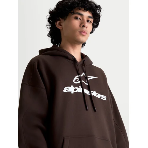 Mikina prelude oversized hoodie (hnedá, veľkosť L) /ALPINESTARS/ - obr. 7