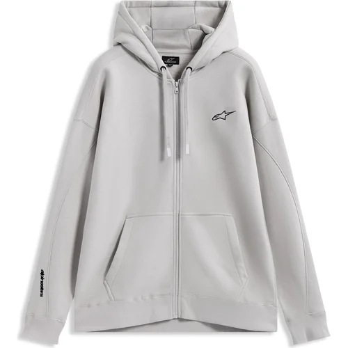 Mikina entity oversized hoodie ALPINESTARS 1236-53902-1420-S (sivá, veľkosť S)