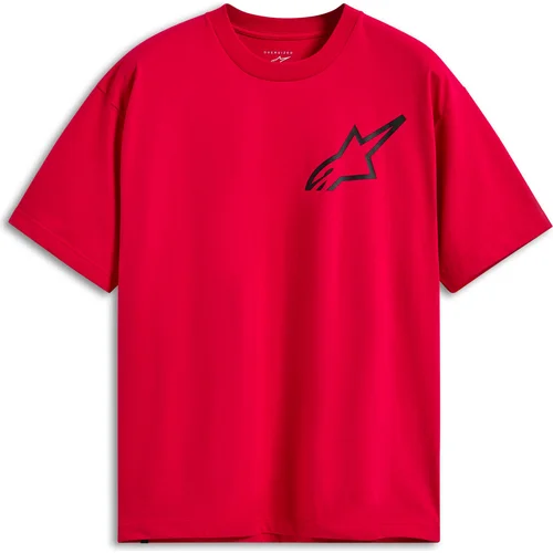 Tričko ONE oversized CSF ALPINESTARS 1216-72030-30-M (červená, veľkosť M)