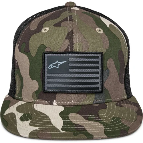 Zelená camo/čierna) šiltovka FLAG FLAT /ALPINESTARS/ - obr. 2