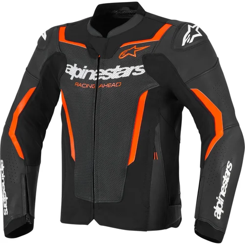 Bunda GP force V2 airflow ALPINESTARS 3100326-1030-50 (čierna/červená fluo/biela, veľkosť 50)