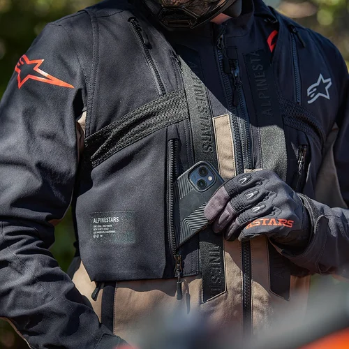 Bunda TECHDURA (čierna/hnedá, veľkosť 2XL) /ALPINESTARS/ - obr. 16