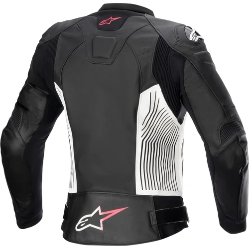 Bunda stella GP plus 4 (čierna/biela/ružová, veľkosť 44) /ALPINESTARS/ - obr. 1