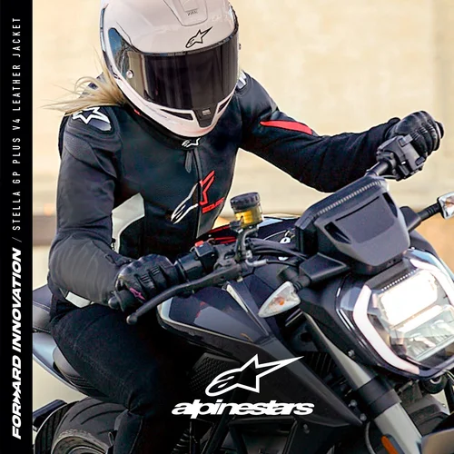 Bunda stella GP plus 4 (čierna/biela/ružová, veľkosť 44) /ALPINESTARS/ - obr. 5