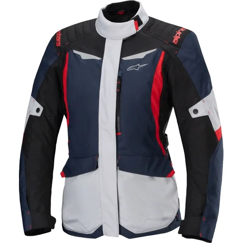 Bunda stella ST-1 waterproof ALPINESTARS 3210325-7093-L (tmavomodrá/čierna/červená, veľkosť L)