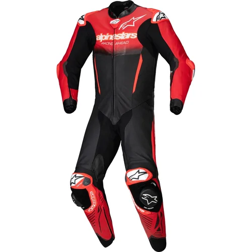 Jednodielna kombinéza GP-R7 ALPINESTARS 3150125-1405-48 TECH-AIR ready/kompatibilná, (čierna/červená, veľkosť 48)