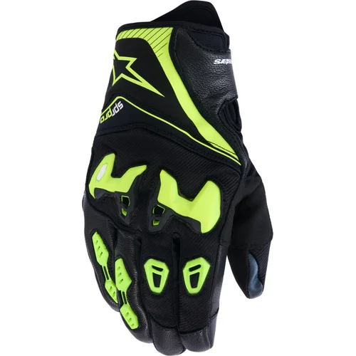 Rukavice SP-R PRO ALPINESTARS 3500226-155-XL (čierna/žltá fluo, veľkosť XL)