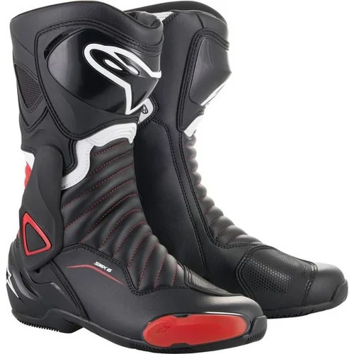 Topánky S-MX 6 ALPINESTARS 2223017-13-36 (čierna/červená, veľkosť 36)