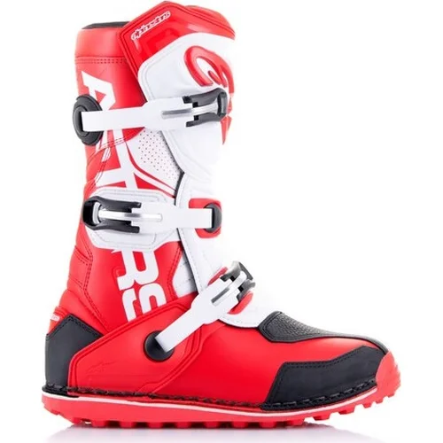 Topánky TECH TRIAL (biela/červená fluo/čierna, veľkosť 44,5) /ALPINESTARS/ - obr. 1