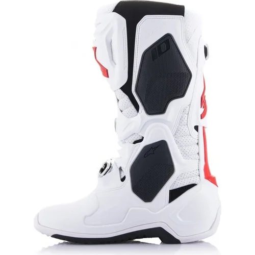 Topánky TECH 10 SUPERVENTED perforované, (biela/červená/čierna, veľkosť 47) /ALPINESTARS/ - obr. 4