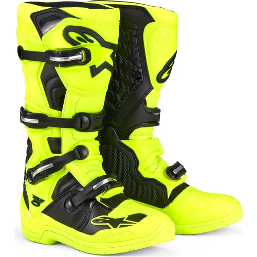 Topánky TECH 5 ALPINESTARS 2015015-551-10 (žltá fluo/čierna, veľkosť 44,5)
