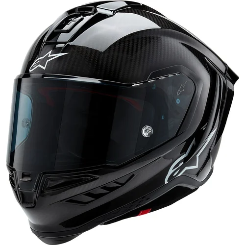 Prilba supertech R10 solid ALPINESTARS 8200124-1902-L (lesklý karbon/matný karbon, veľkosť L)