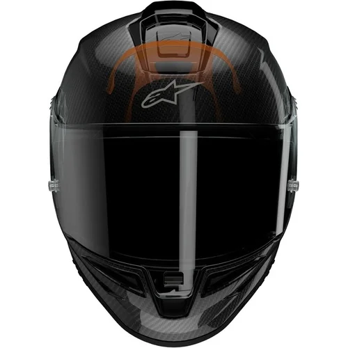 Prilba supertech R10 solid 8200124-2170-M (biela/matný karbon, veľkosť M) /ALPINESTARS/ - obr. 9