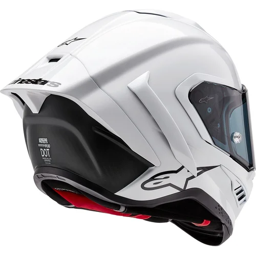 Prilba supertech R10 solid 8200124-2170-M (biela/matný karbon, veľkosť M) /ALPINESTARS/ - obr. 3