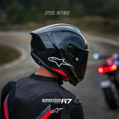 Prilba S-R7 SOLID 8202026-1180-XS (čierna, veľkosť XS) /ALPINESTARS/ - obr. 2
