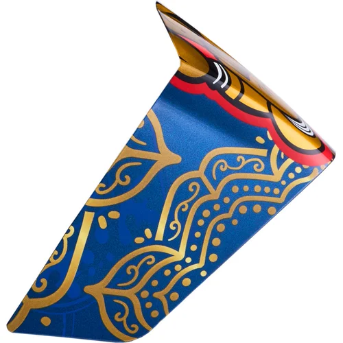 Aerodynamický spojler pre prilby SUPERTECH R10 MARTHAINATOR racing profil ALPINESTARS 8953526-7349-TU (modrá perleť/zlatá/červená)