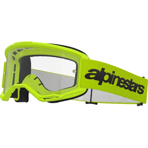 Okuliare VISION 3 WORDMARK ALPINESTARS 5103325-5038-OS (žltá fluo, číre plexi) 2027